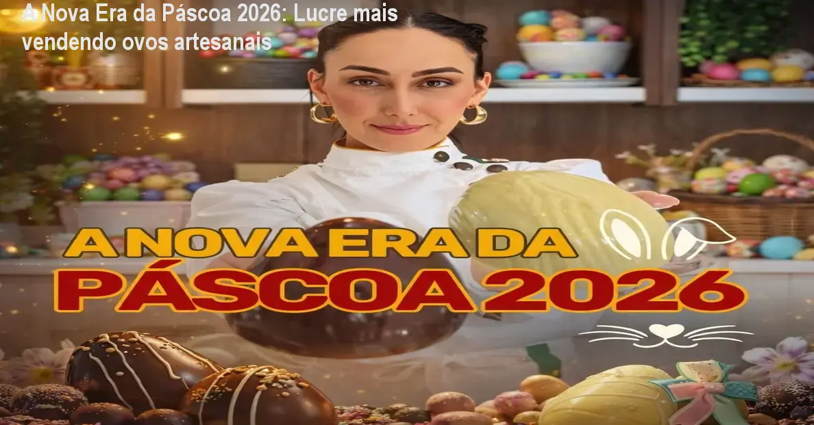 Marrara Bortoloti ensina produção e vendas lucrativas de ovos de Páscoa no curso online