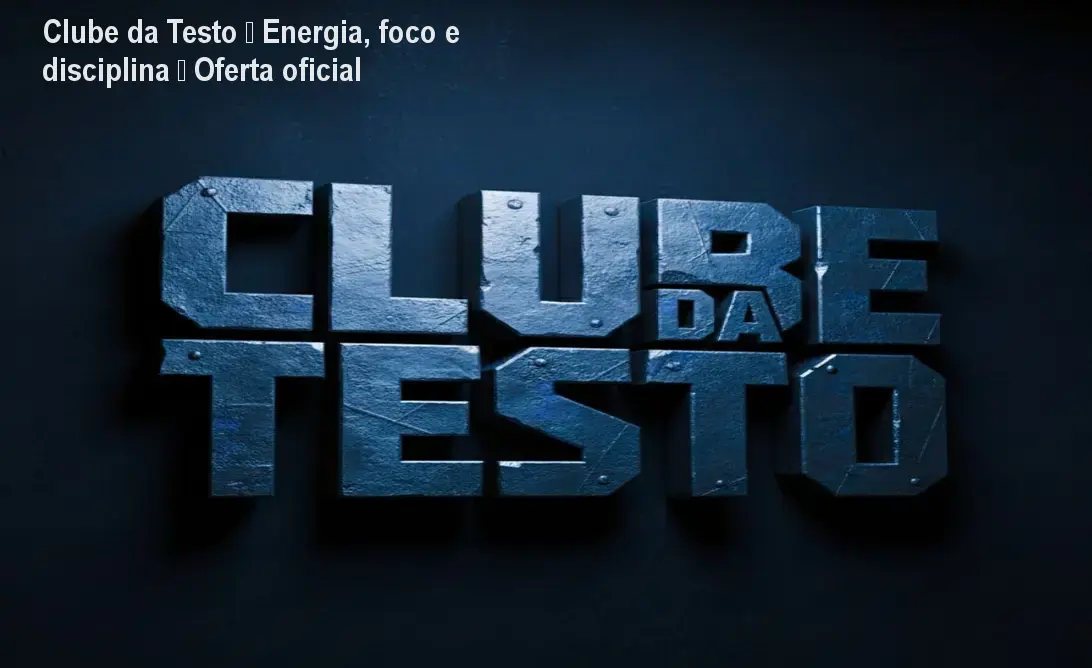 Homem treinando com energia e foco depois de usar Clube da Testo