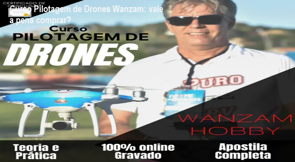 Aluno praticando voo seguro com o Curso Pilotagem de Drones Wanzam