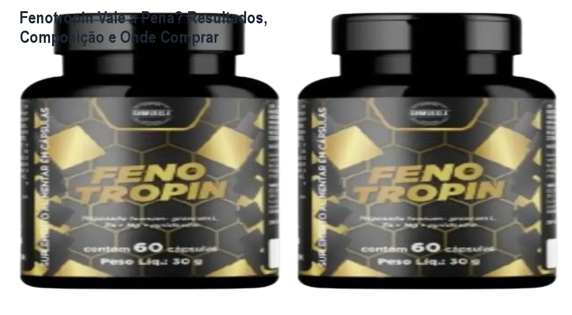 fenotropin suplemento natural feno grego resultados musculares Fenotropin Vale a Pena? Resultados, Composição e Onde Comprar Pote de Fenotropin ao lado de um fisiculturista demonstrando vigor e definição muscular