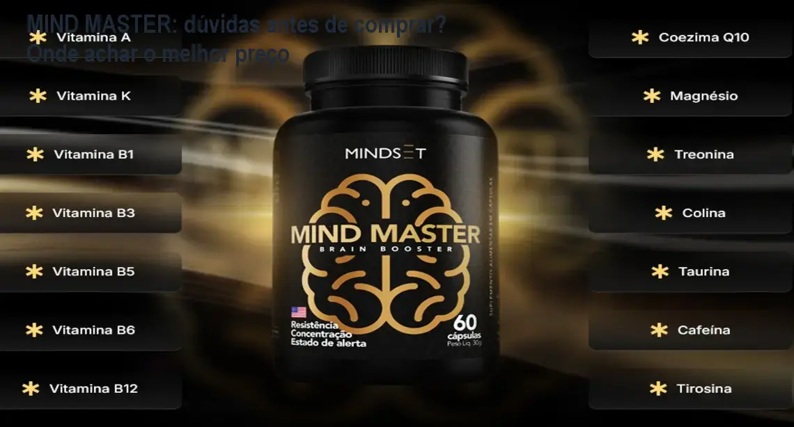 mind master foco claridade mental beneficio pratico MIND MASTER: dúvidas antes de comprar? Onde achar o melhor preço Frasco de Mind Master em uso, mostrando aumento de foco e clareza mental