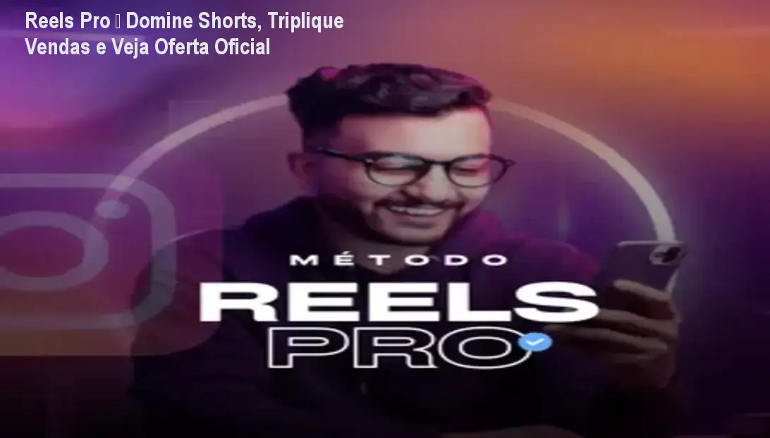Tela de celular mostrando o Reels Pro em ação, editando um vídeo curto com efeitos de transição e legendas dinâmicas para aumentar a retenção