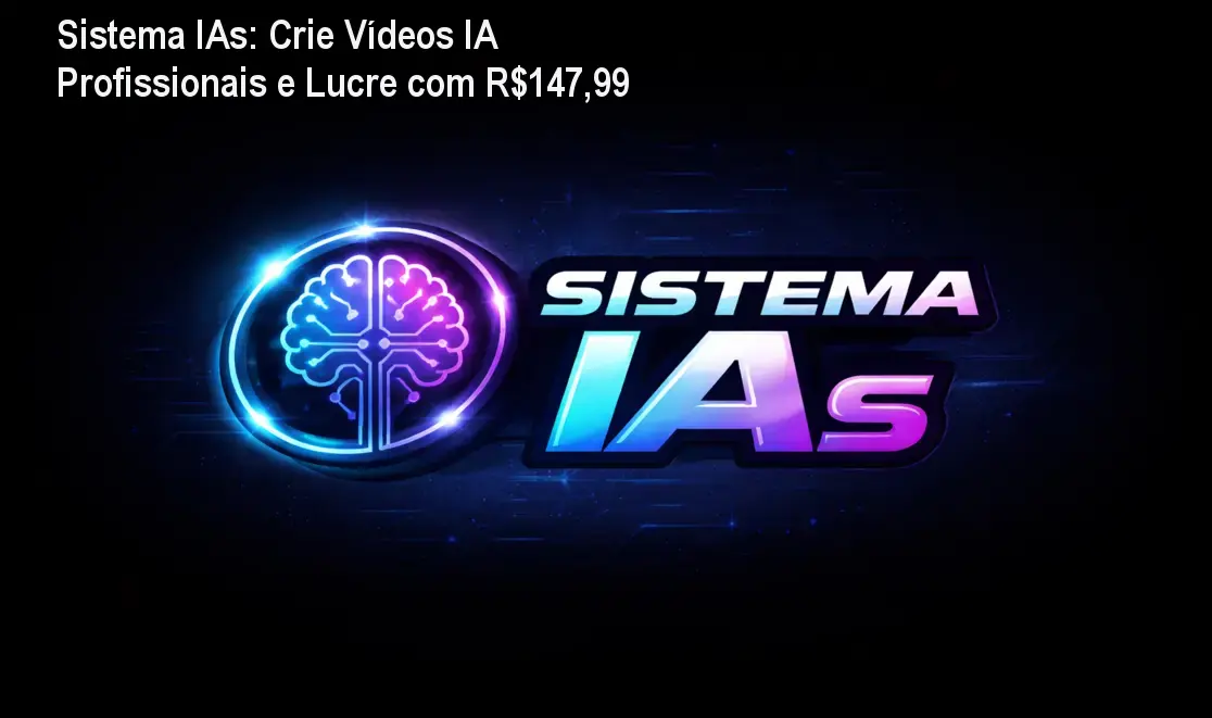 Curso Sistema IAs mostrando como criar vídeos com IA e gerar renda