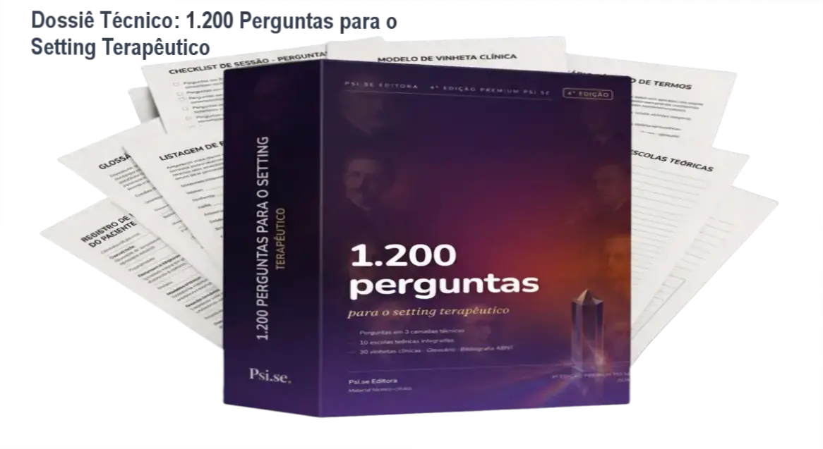 Capa do livro 1.200 Perguntas para o Setting Terapêutico – 4ª edição premium em PDF