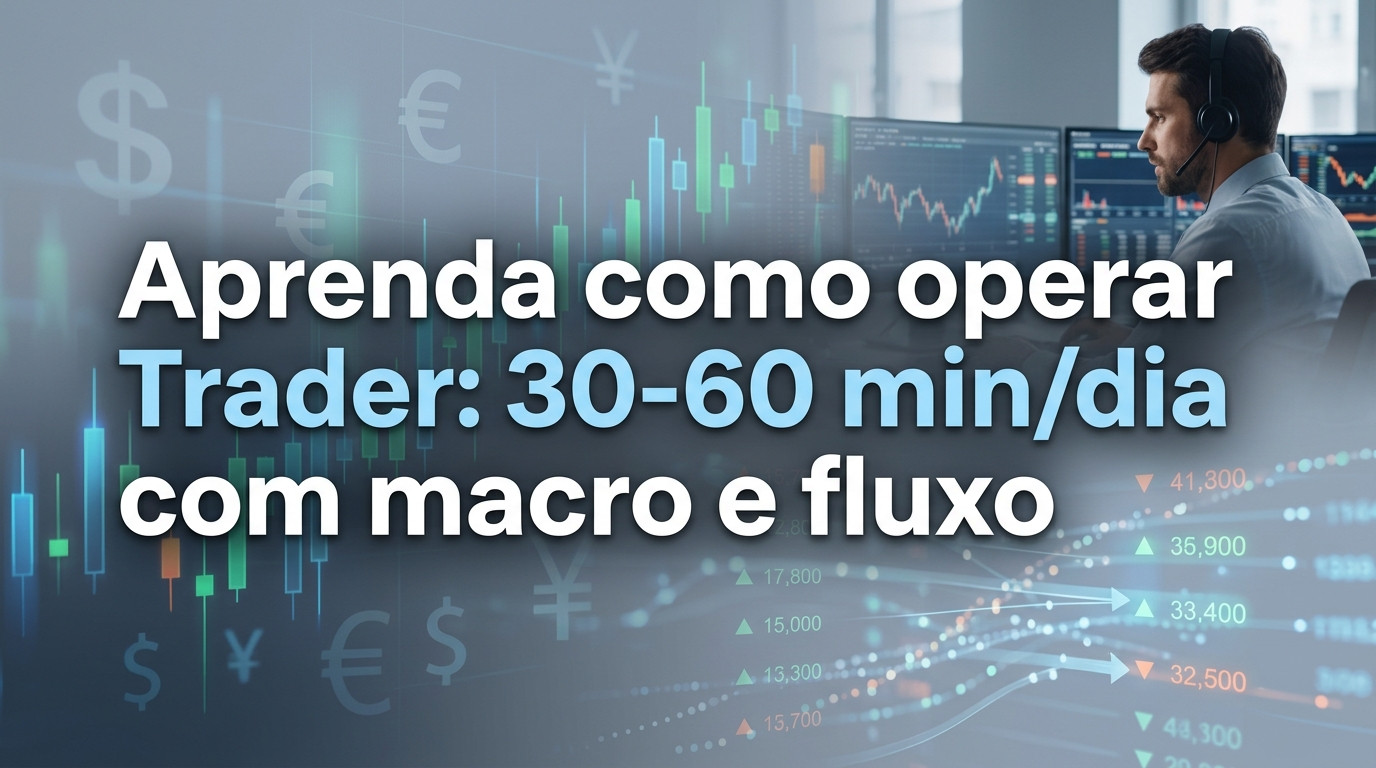 Create high quality images with a 202606261427 Mentoria Operacional Trader - Macro / fluxo Ainda Vale a pena?