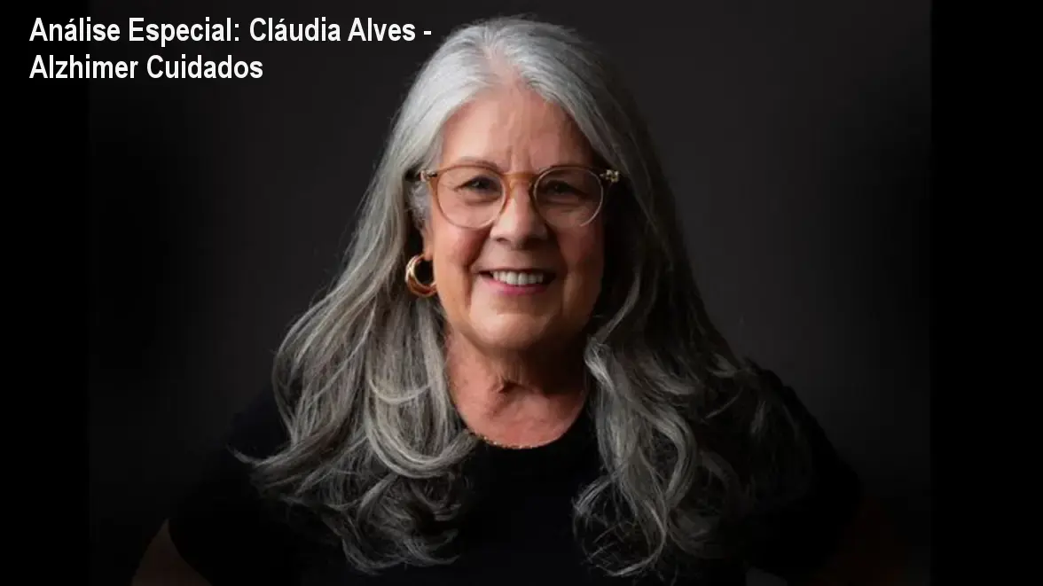 Capa informativa sobre o tema Cláudia Alves - Alzhimer Cuidados