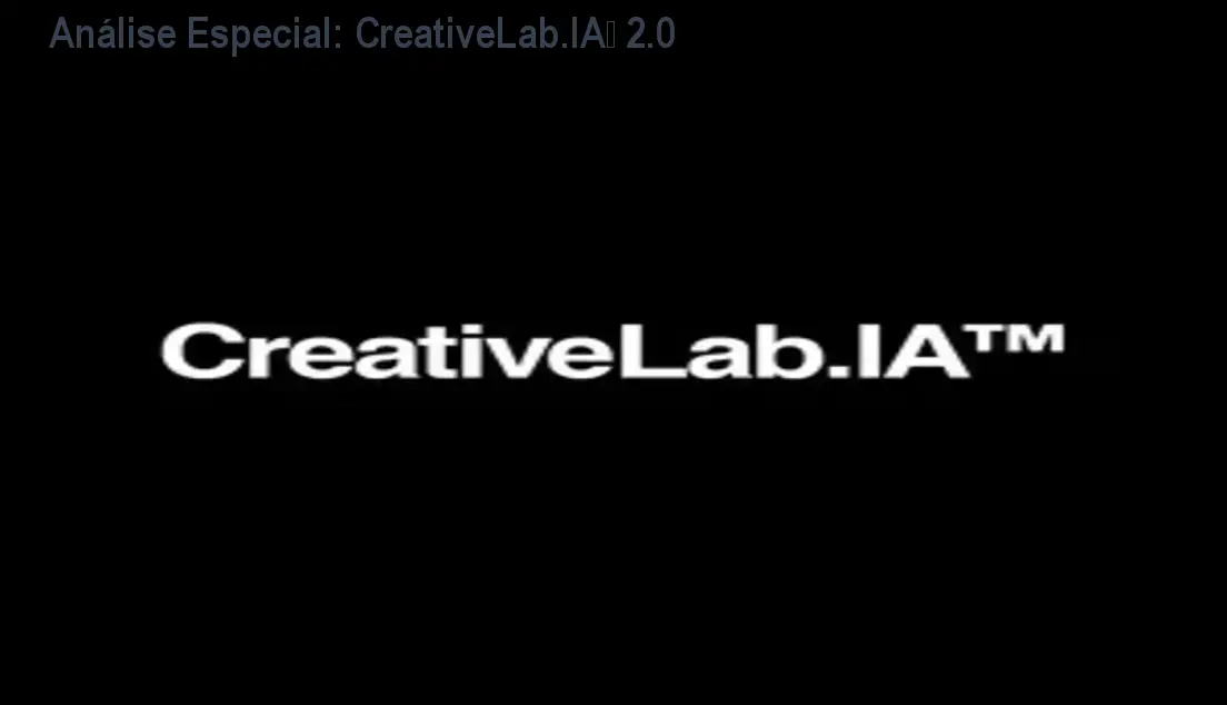 Capa informativa sobre o tema CreativeLab.IA™ 2.0