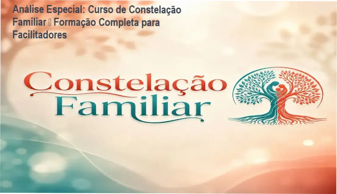 Capa informativa sobre o tema Curso de Constelação Familiar – Formação Completa para Facilitadores