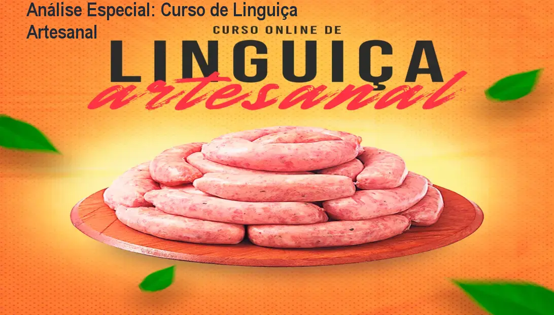 Capa informativa sobre o tema Curso de Linguiça Artesanal