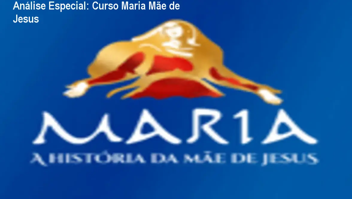 Capa informativa sobre o tema Curso Maria Mãe de Jesus