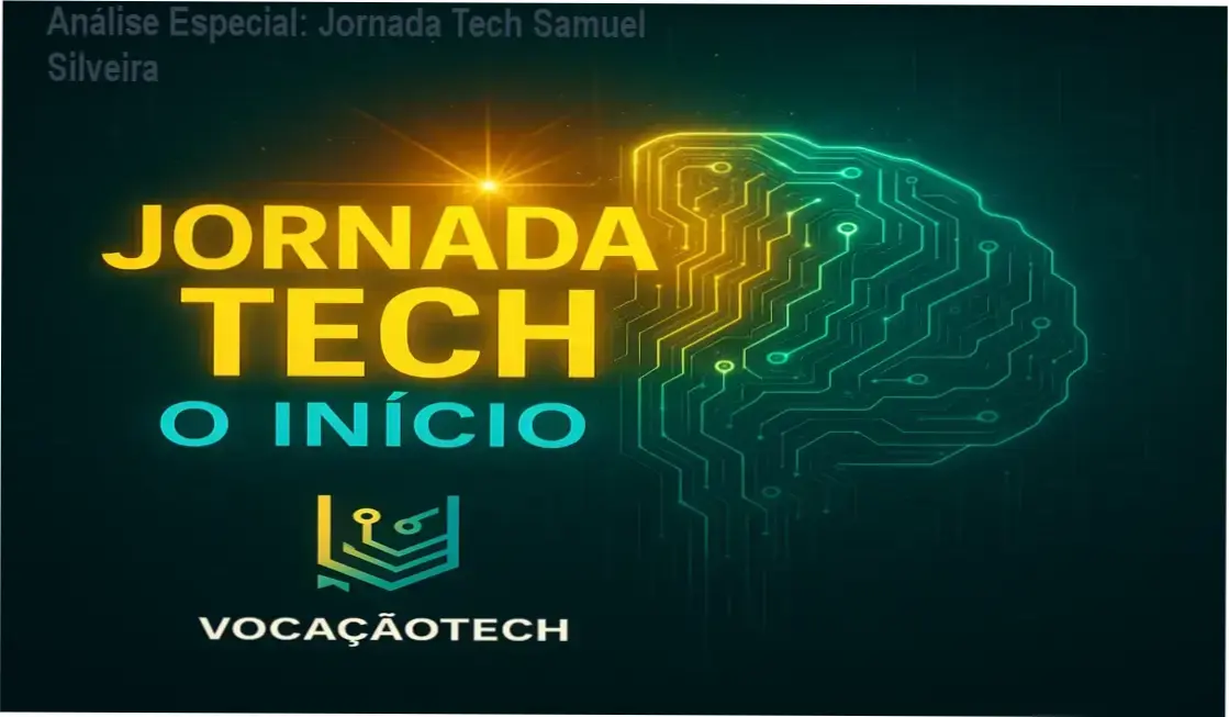 Capa informativa sobre o tema Jornada Tech Samuel Silveira