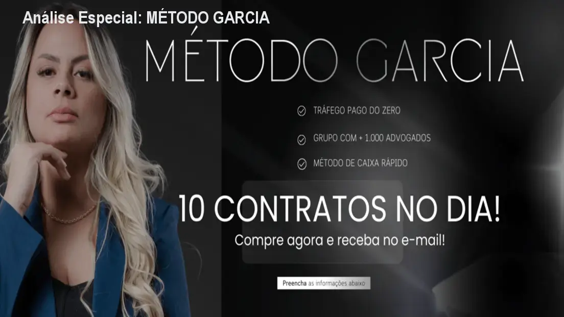 Capa informativa sobre o tema MÉTODO GARCIA