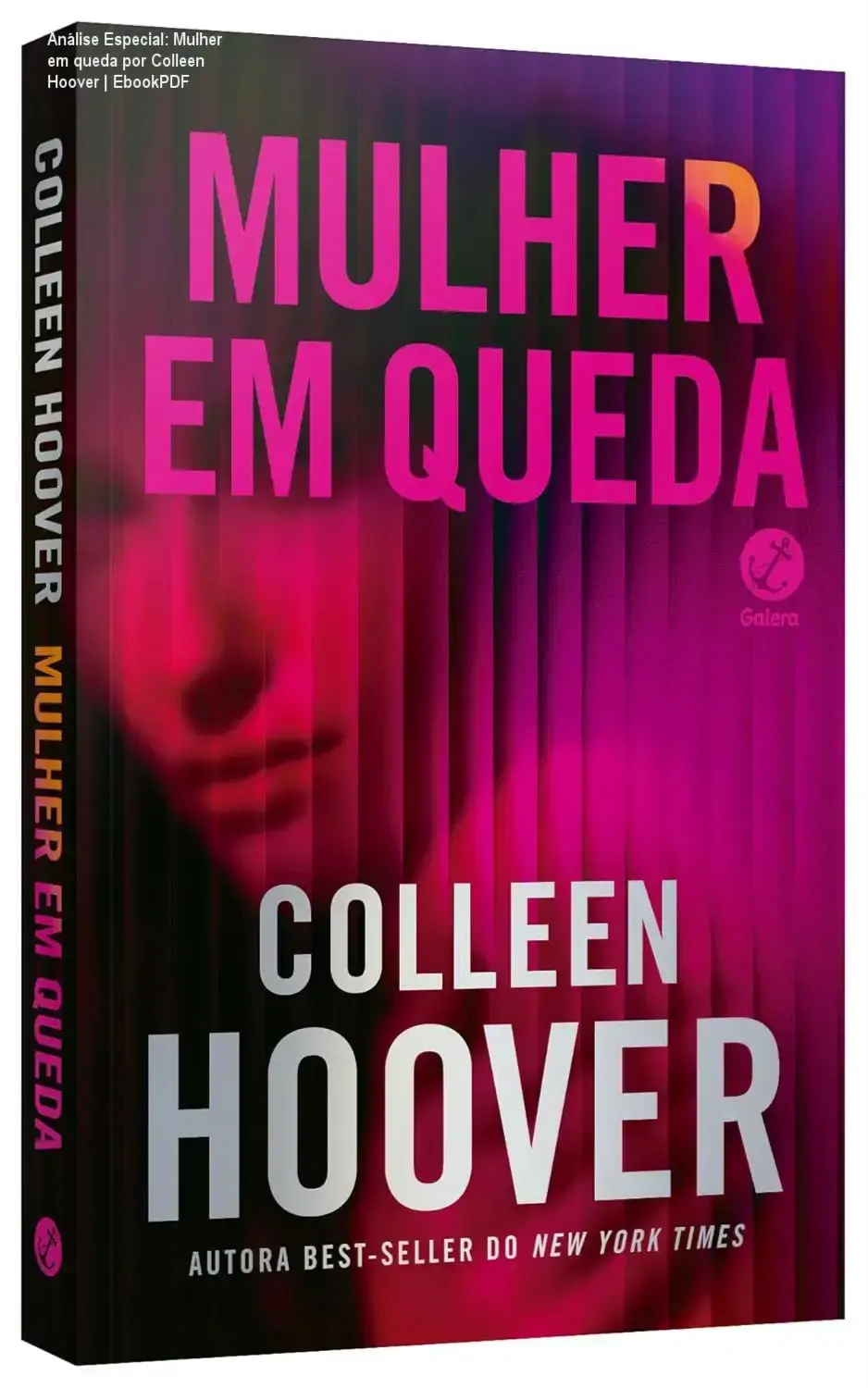 Capa informativa sobre o tema Mulher em queda por Colleen Hoover | EbookPDF