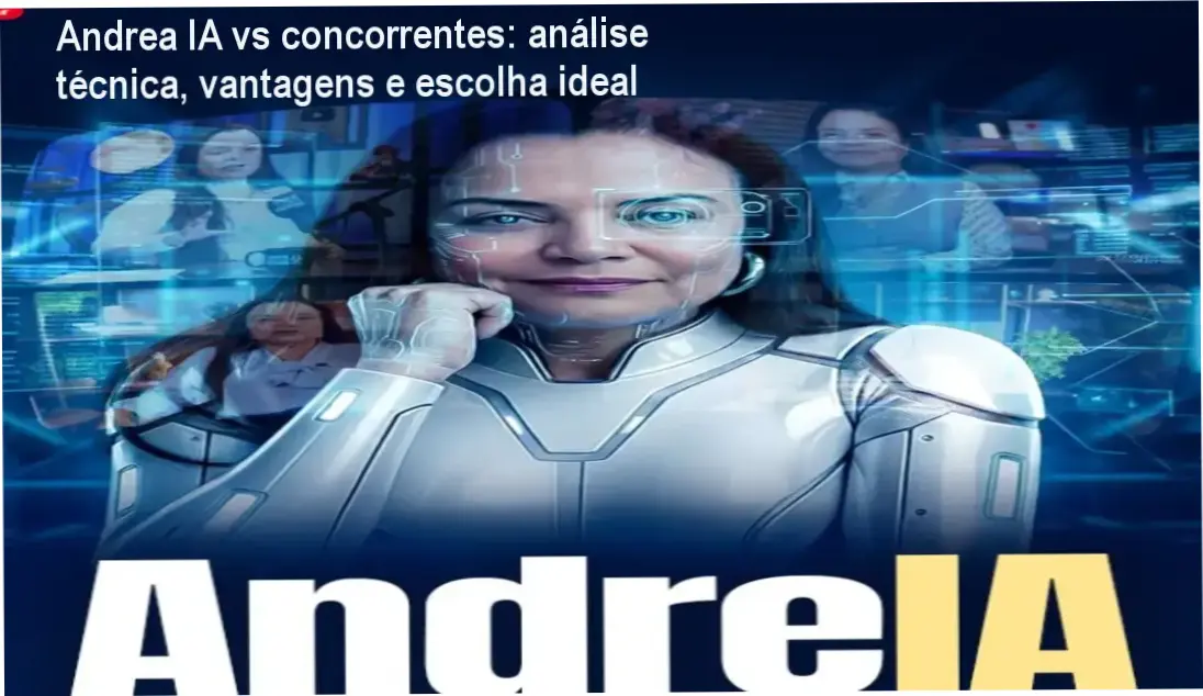 Comparativo visual entre Andrea IA e outros aplicativos de apoio emocional