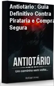 Capa do combo Antiotário mostrando proteção contra pirataria e acesso ao conteúdo original