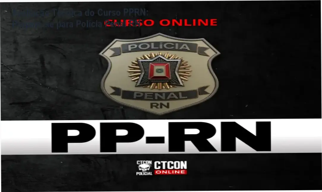 Imagem ilustrativa da avaliação técnica do curso online PPRN para a Polícia Penal do RN
