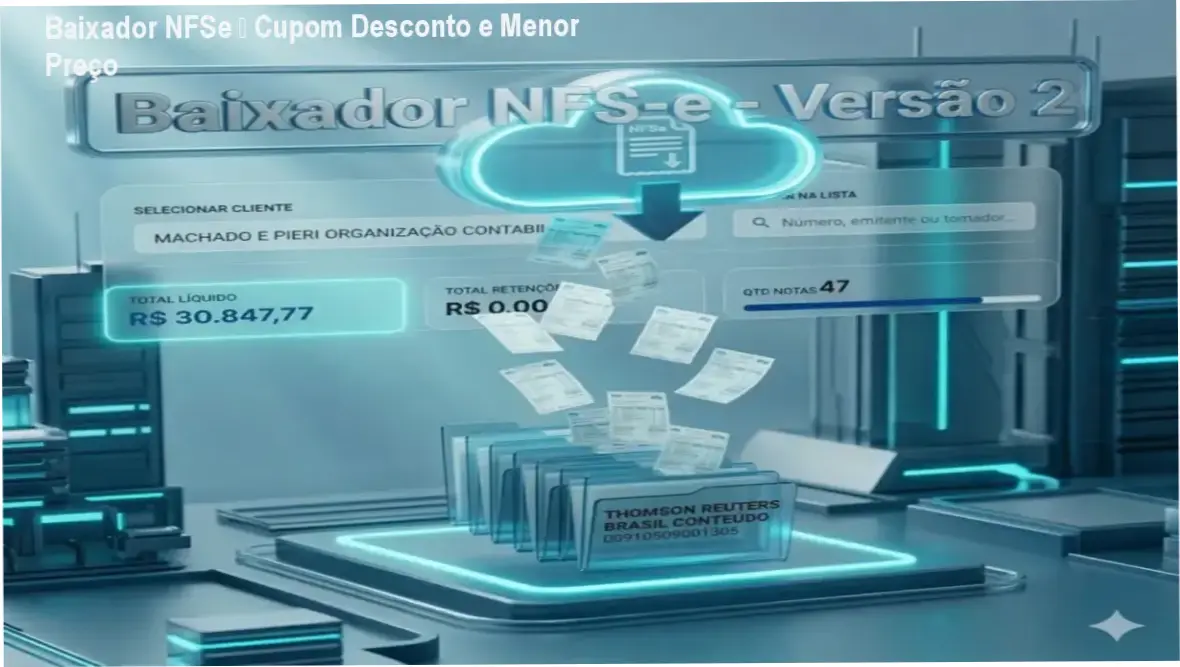 Baixador NFSe Michael Pieri – promoção com cupom de desconto