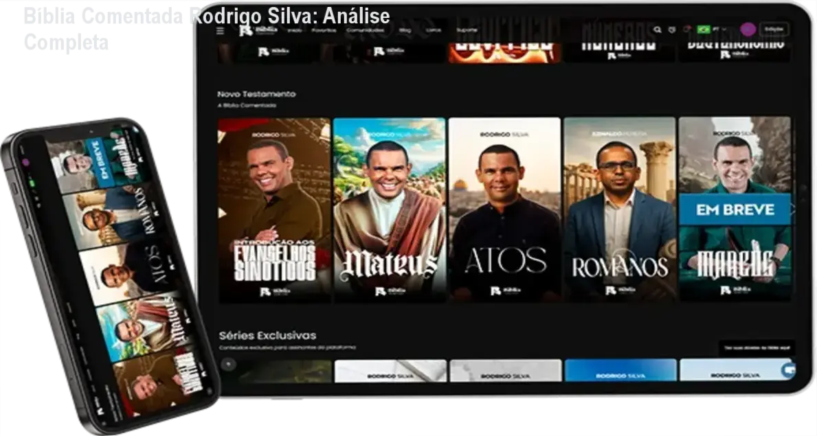 Bíblia Comentada de Rodrigo Silva – bastidores e funcionamento da plataforma com IA