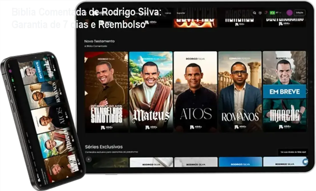Bíblia Comentada Rodrigo Silva reembolso garantia