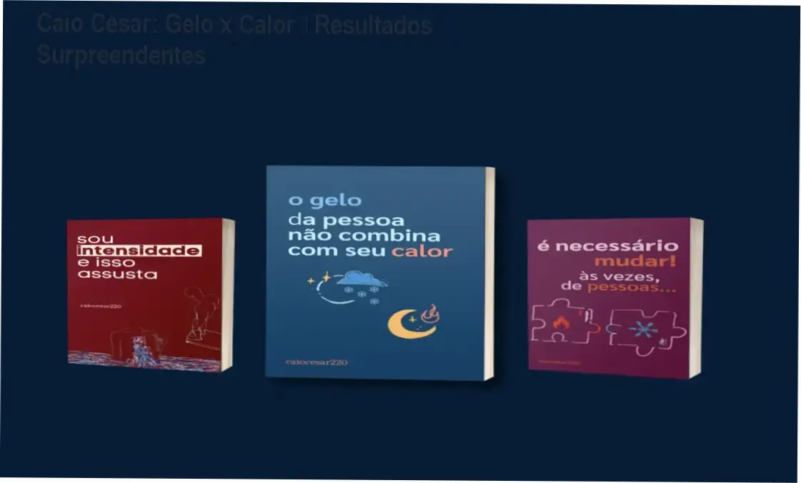 Caio César – guia para intensos que buscam romper ciclos tóxicos e valorizar sua intensidade