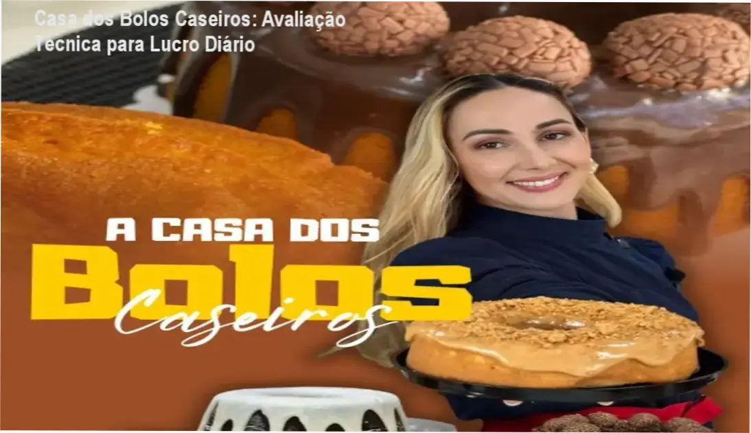 Imagem mostra variedade de bolos caseiros prontos para venda