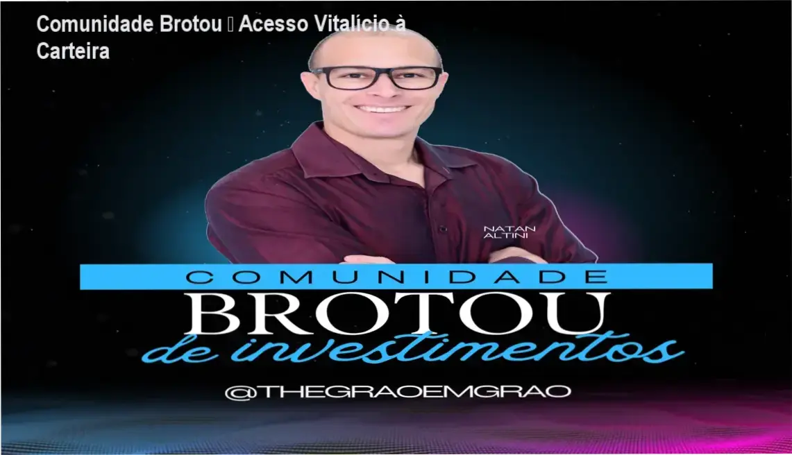 Comunidade Brotou de Natan Altini – acesso vitalício ao curso de carteira previdenciária
