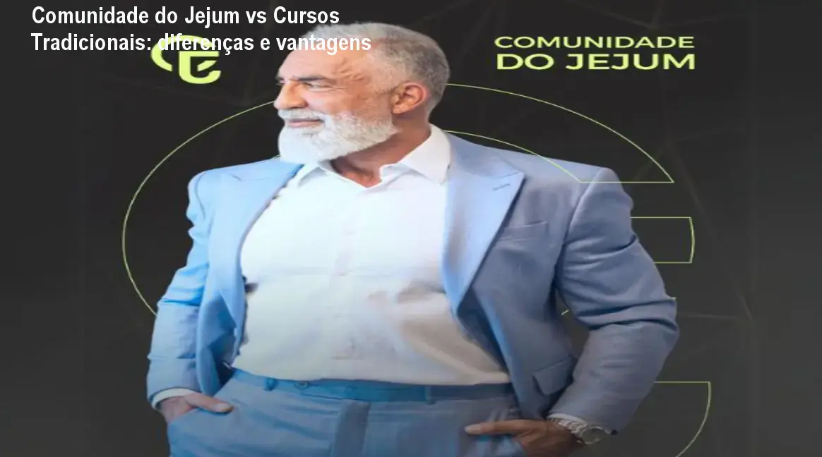 comunidade do jejum beneficios praticos Comunidade do Jejum vs Cursos Tradicionais: diferenças e vantagens Participantes da Comunidade do Jejum compartilhando experiências e aprendendo protocolos de jejum intermitente