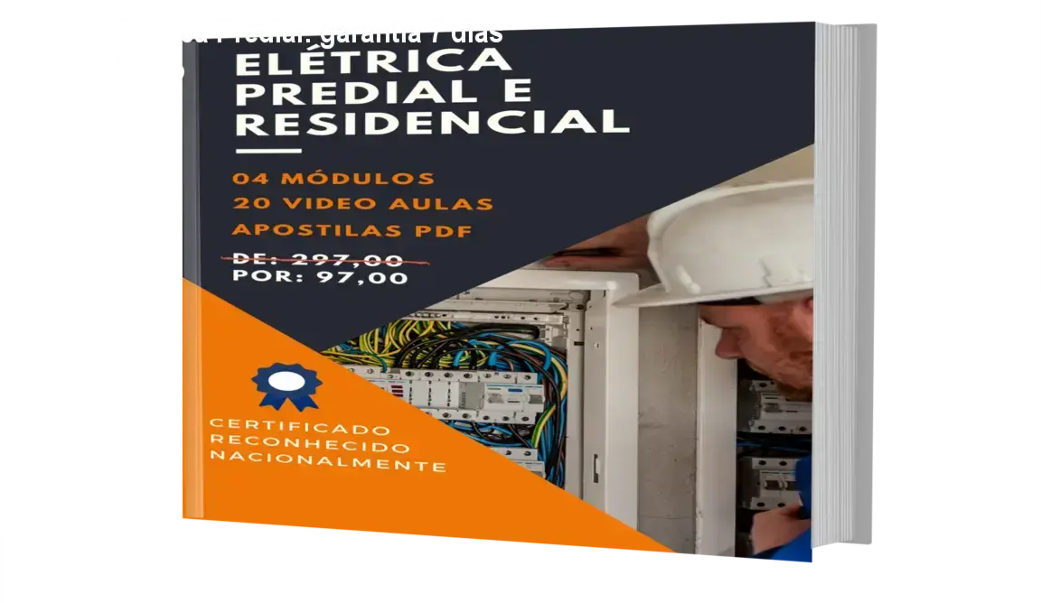 Curso Elétrica Predial e Residencial compra segura e acesso oficial