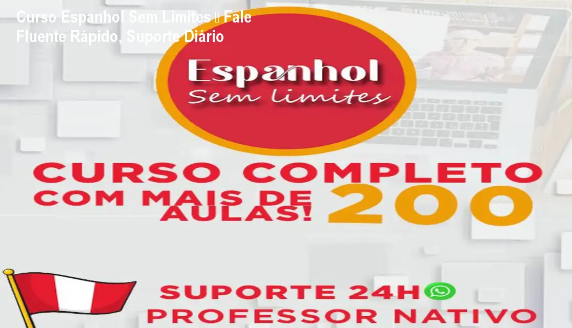 Professor nativo conduz aula ao vivo de espanhol, mostrando prática de conversação para alunos brasileiros