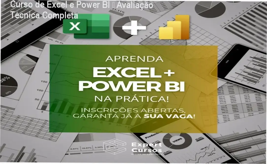Curso de Excel e Power BI – análise completa e avaliação detalhada