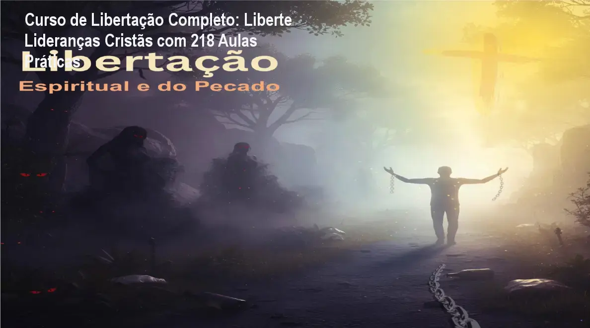 Imagem do Curso de Libertação Completo com Pastor Juliano Medeiros apresentando aulas práticas