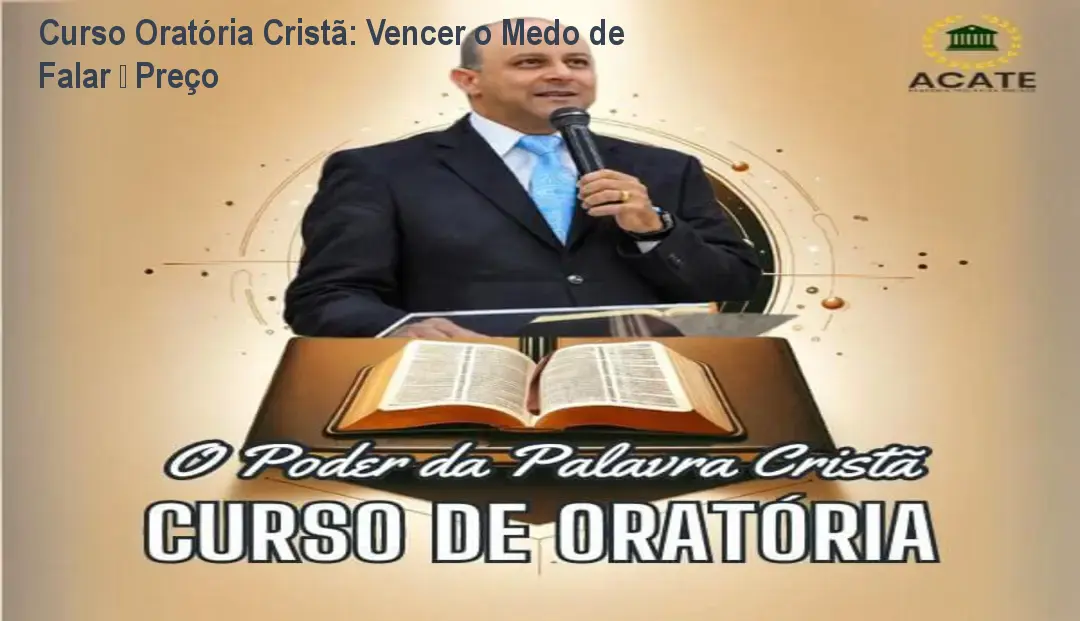 Capacitação em oratória cristã do Pr. Rodrigo Gomes, mostrando um líder pregando com confiança
