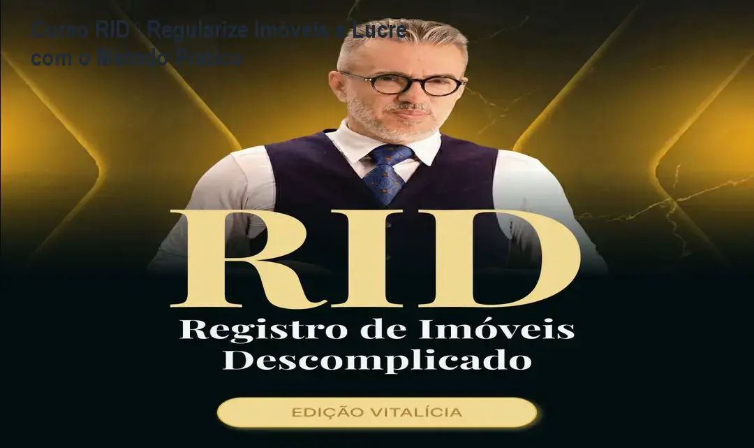 curso rid regularizacao imoveis metodo pratico Curso RID – Regularize Imóveis e Lucre com o Método Prático Professor Marcos Salomão ensina a regularizar imóveis extrajudicialmente no curso RID