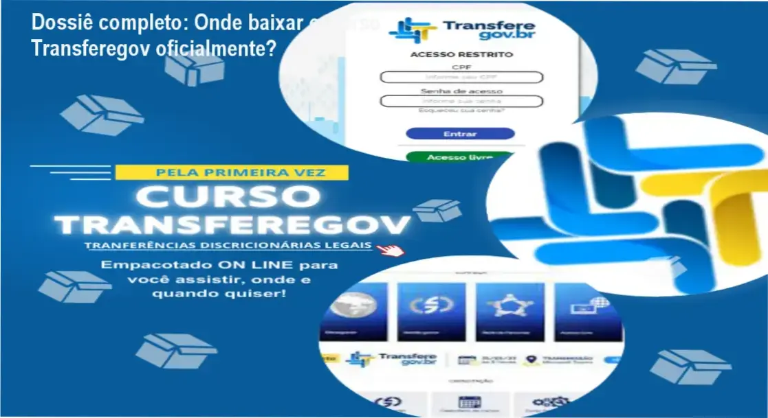 Tela mostrando a página de acesso ao Curso Transferegov na plataforma Hotmart