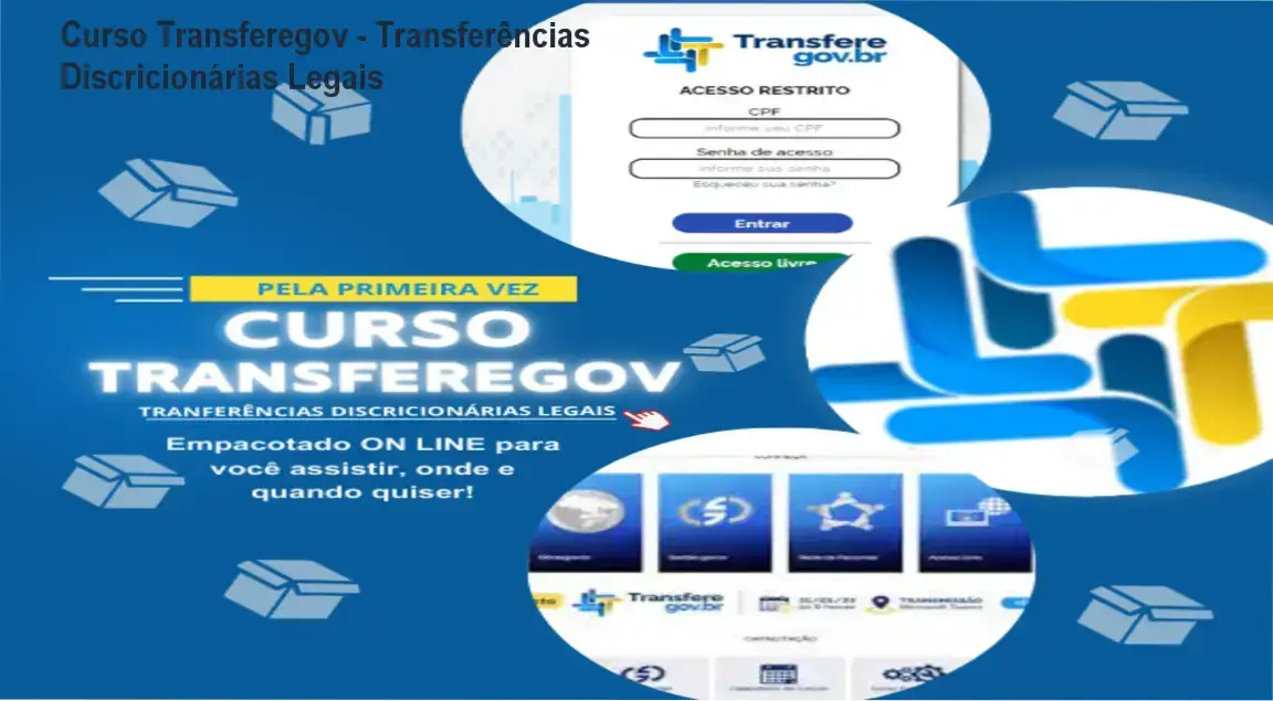 curso transferegov transferencias discricionarias legais 2 Curso Transferegov - Transferências Discricionárias Legais