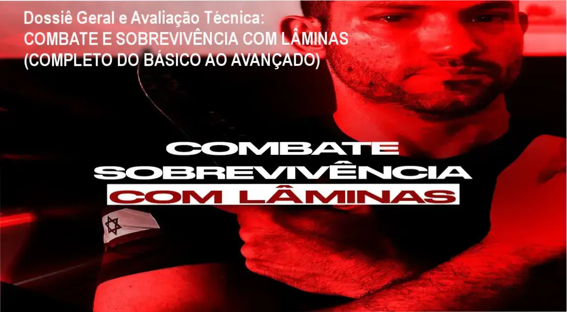 Gráfico de desempenho técnico do ecossistema COMBATE E SOBREVIVÊNCIA COM LÂMINAS (COMPLETO DO BÁSICO AO AVANÇADO)