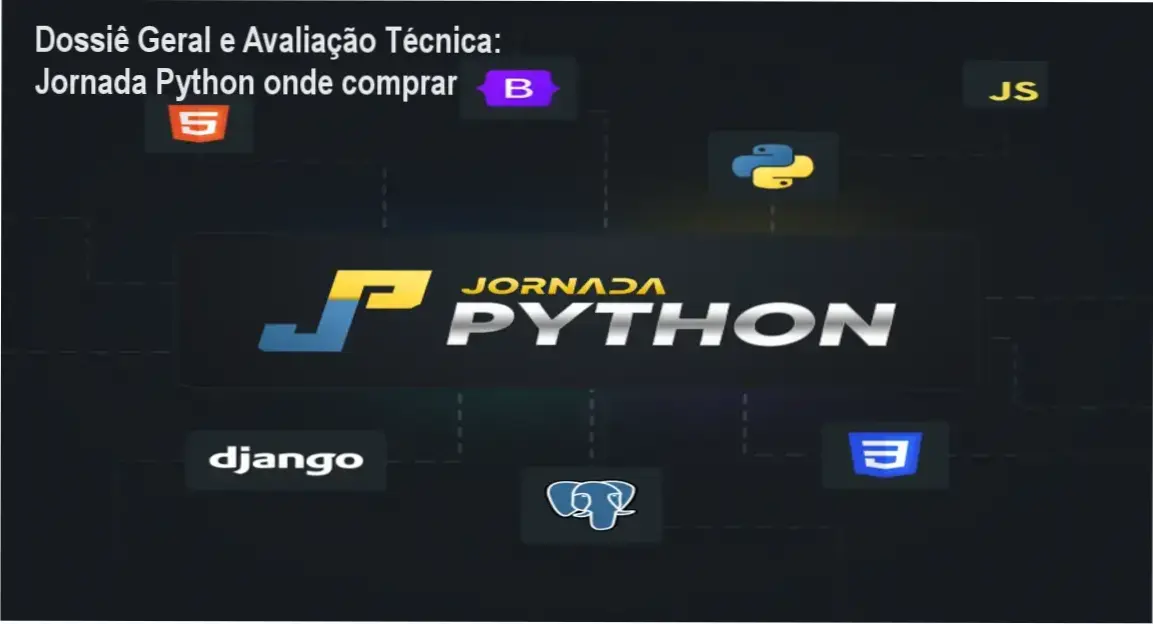 Gráfico de desempenho técnico do ecossistema Jornada Python onde comprar
