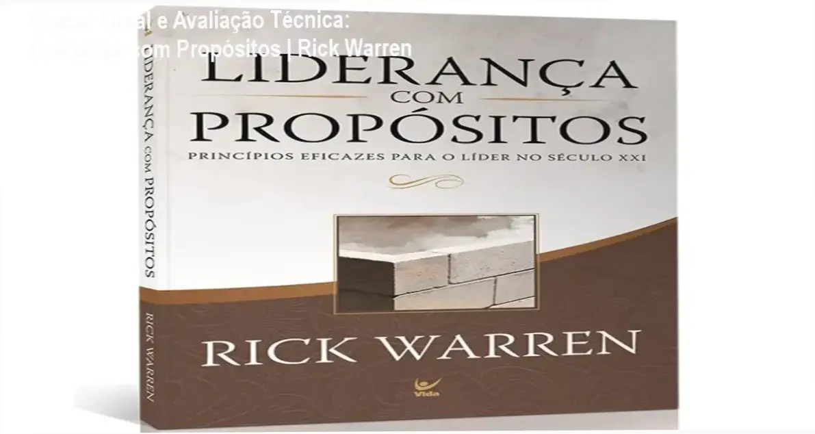 Gráfico de desempenho técnico do ecossistema Liderança com Propósitos | Rick Warren
