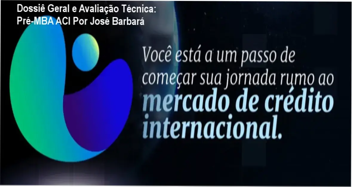 Gráfico de desempenho técnico do ecossistema Pré-MBA ACI Por José Barbará