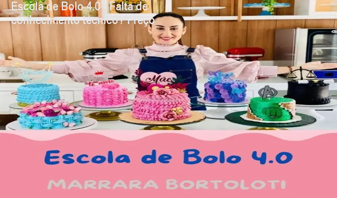 Marrara Bortoloti ensinando técnicas de confeitaria no curso Escola de Bolo 4.0