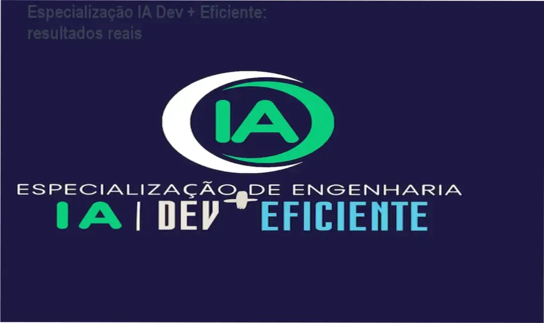 Especialização IA Dev + Eficiente de Alberto Luiz Oliveira para desenvolvedores que criam sistemas de IA reais