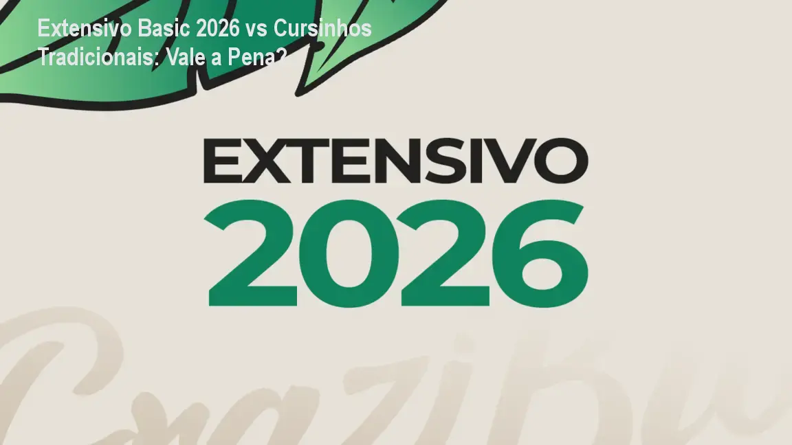 Estudante revisando cronograma de estudos de Ciências Humanas do curso Extensivo Basic 2026 para o ENEM