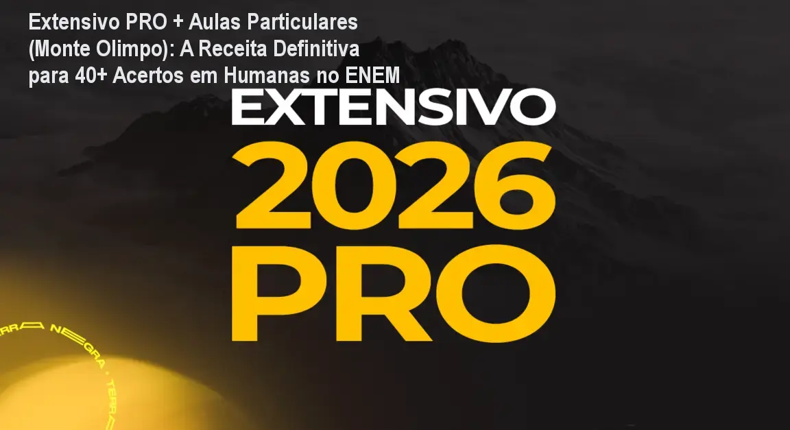 Alunos estudando o material impresso do Extensivo PRO Terra Negra enquanto assistem a aula ao vivo