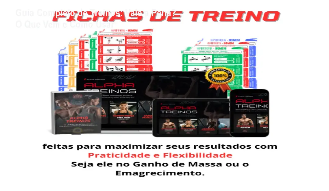 Exemplo de execução de exercício físico utilizando o guia prático com suporte visual em loop