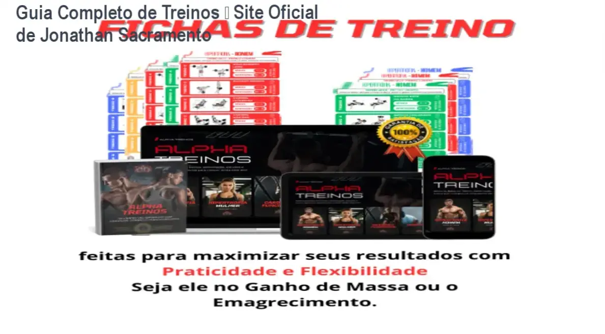 Guia Completo de Treinos de Jonathan Sacramento - página oficial