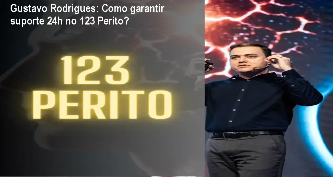 Gustavo Rodrigues apresentando o bônus do microscópio digital do curso 123 Perito
