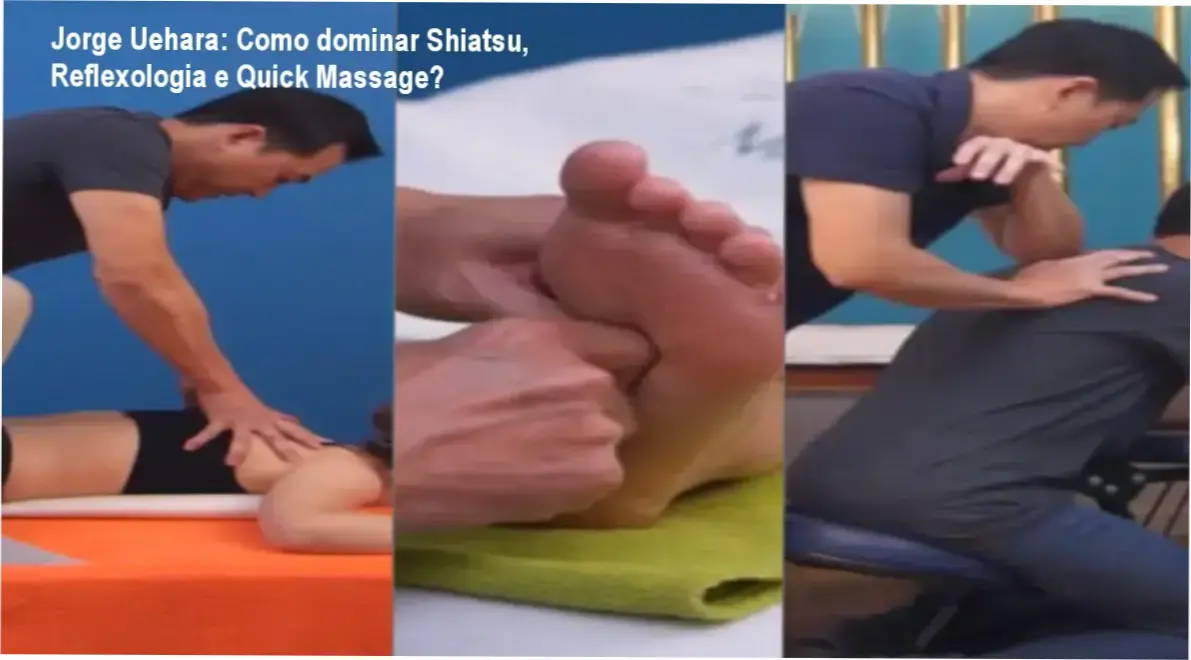 Jorge Uehara apresentando o método Zenkai Shiatsu em aula online