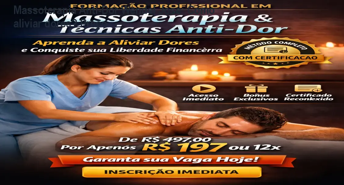 massoterapia anti dor wendel jose Massoterapia Anti-Dor Wendel José: Como aliviar dores? Preço Imagem ilustrando técnicas de massoterapia anti-dor ensinadas por Prof. Enf. Wendel José