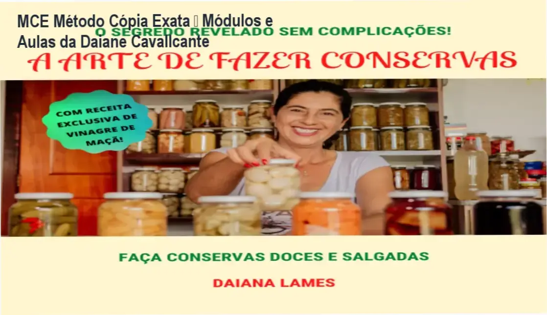 MCE Método Cópia Exata – módulos, aulas e conteúdo programático por Daiane Cavallcante
