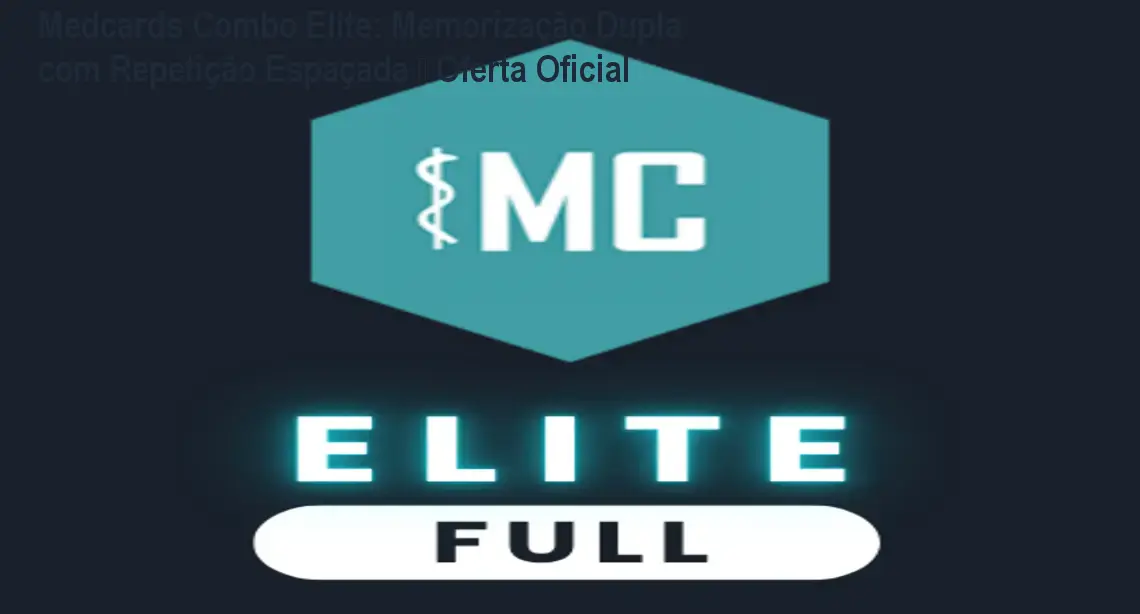 medcards combo elite flashcards repeticao espacada Medcards Combo Elite: Memorização Dupla com Repetição Espaçada – Oferta Oficial Tela do Medcards Combo Elite mostrando flashcards com algoritmo de repetição espaçada